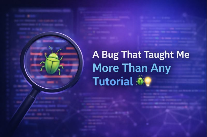 Blog post image: Blog post image for: A Bug That Taught Me More Than Any Tutorial 🐛💡